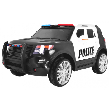 Auto SUV Police na akumulator dla dzieci + Syreny + Światła + Megafon + Pilot